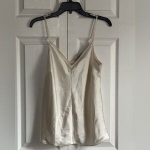 H&M Cream Satin Camisole Top